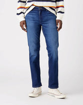 Męskie Spodnie Jeansowe Wrangler Greensboro Mountain Soul W15QU822O 112321407